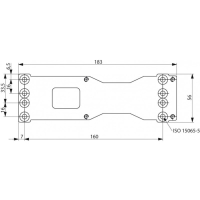 Монтажная пластина ASSA-Abloy DCA120 (A120)